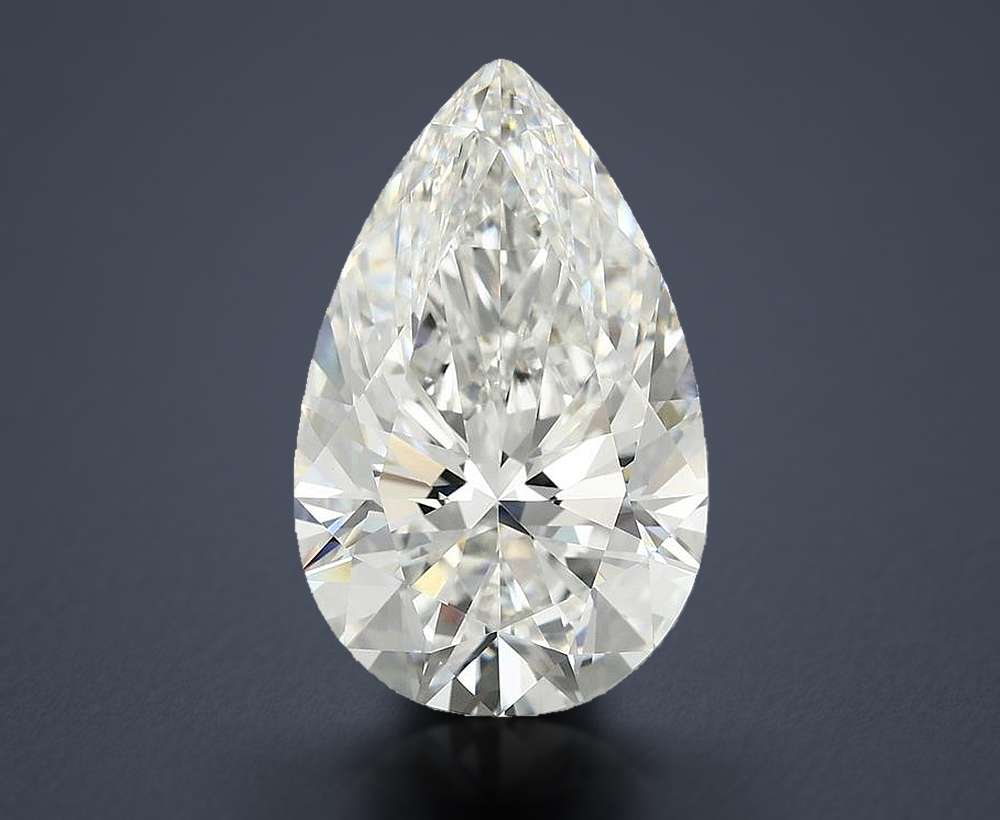 7.60 Carat Pear Lab Diamond