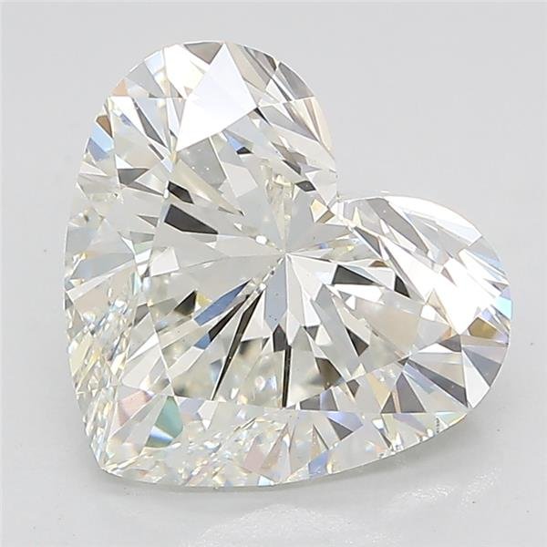 3.52ct G VS1 Rare Carat Ideal Cut Heart Lab Grown Diamond