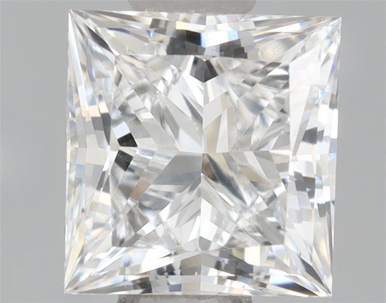 0.69ct E VS1 Rare Carat Ideal Cut Princess Lab Grown Diamond