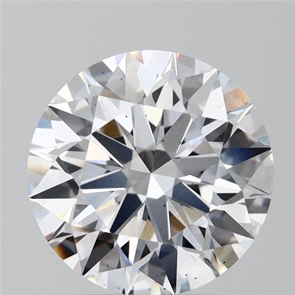 2.42ct D VS2 Rare Carat Ideal Cut Round Lab Grown Diamond