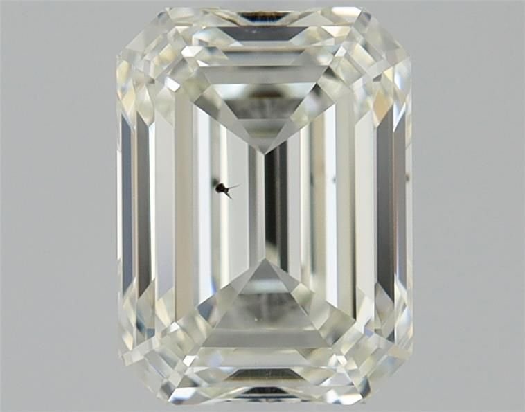 0.73ct K SI1 Rare Carat Ideal Cut Emerald Diamond