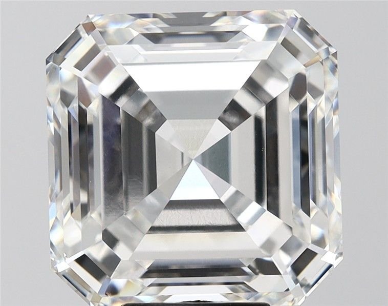 10.05ct F VVS2 Rare Carat Ideal Cut Asscher Lab Grown Diamond