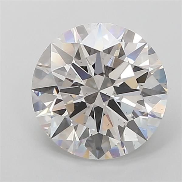 3.06ct E SI1 Rare Carat Ideal Cut Round Lab Grown Diamond