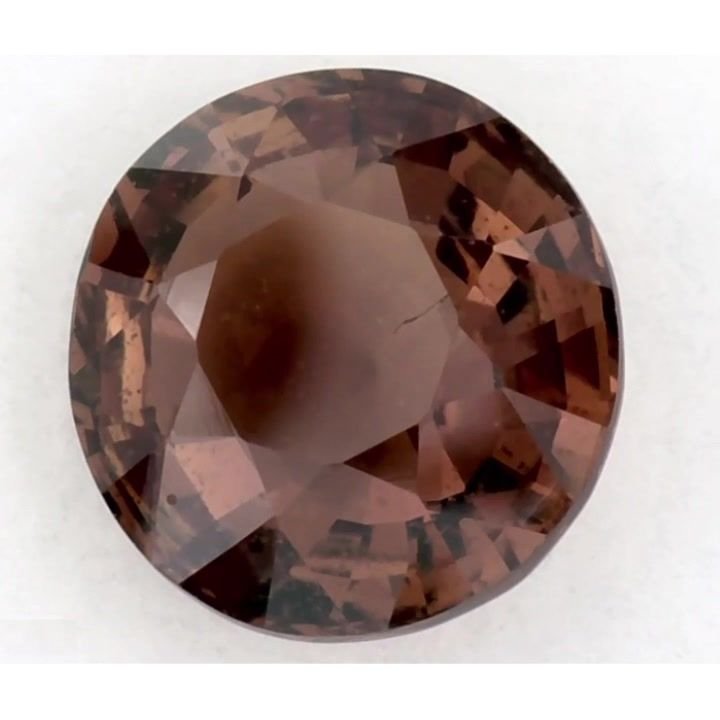1.57 Carat Pink Round Sapphire