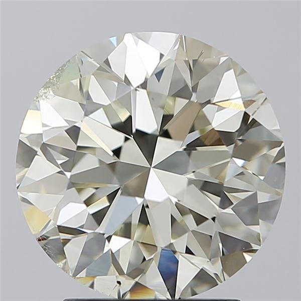 3.00ct J SI1 Excellent Cut Round Diamond