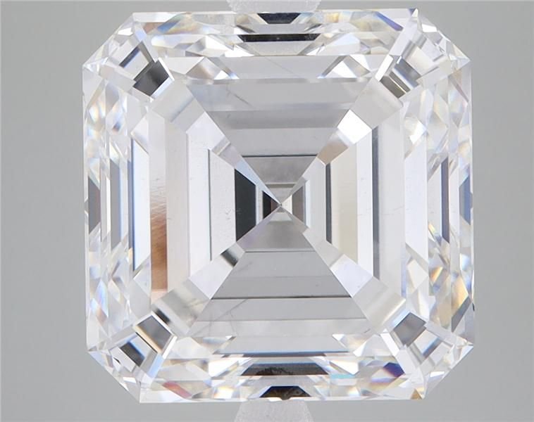 10.00ct F VS2 Rare Carat Ideal Cut Asscher Lab Grown Diamond