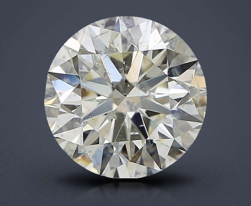 3.50 Carat Round Natural Diamond