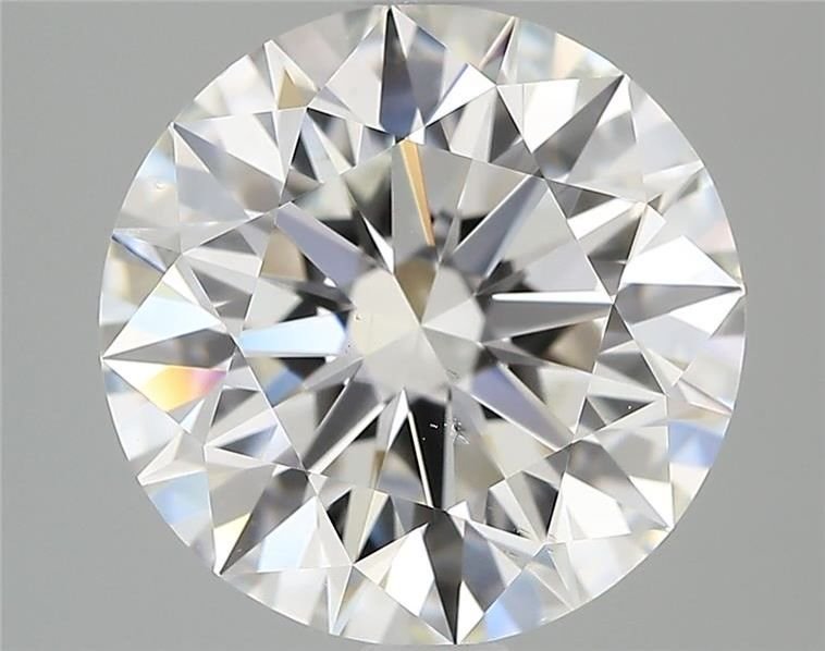 3.15ct G SI1 Rare Carat Ideal Cut Round Diamond