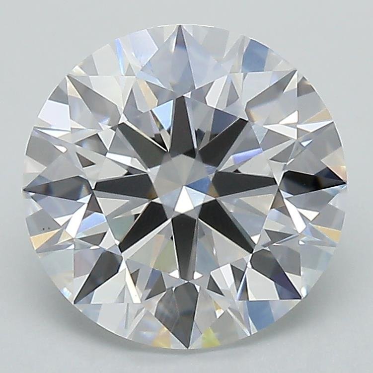 4.09ct D VS2 Rare Carat Ideal Cut Round Lab Grown Diamond