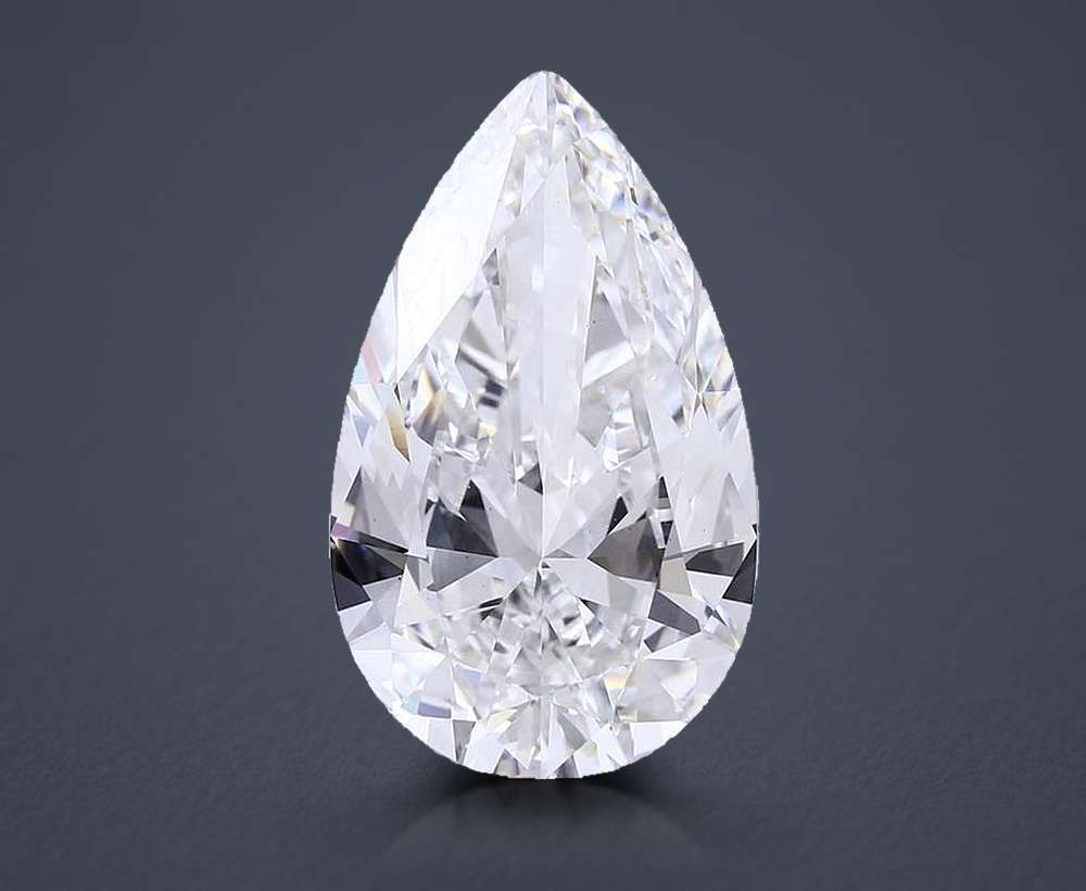 11.02 Carat Pear Lab Diamond
