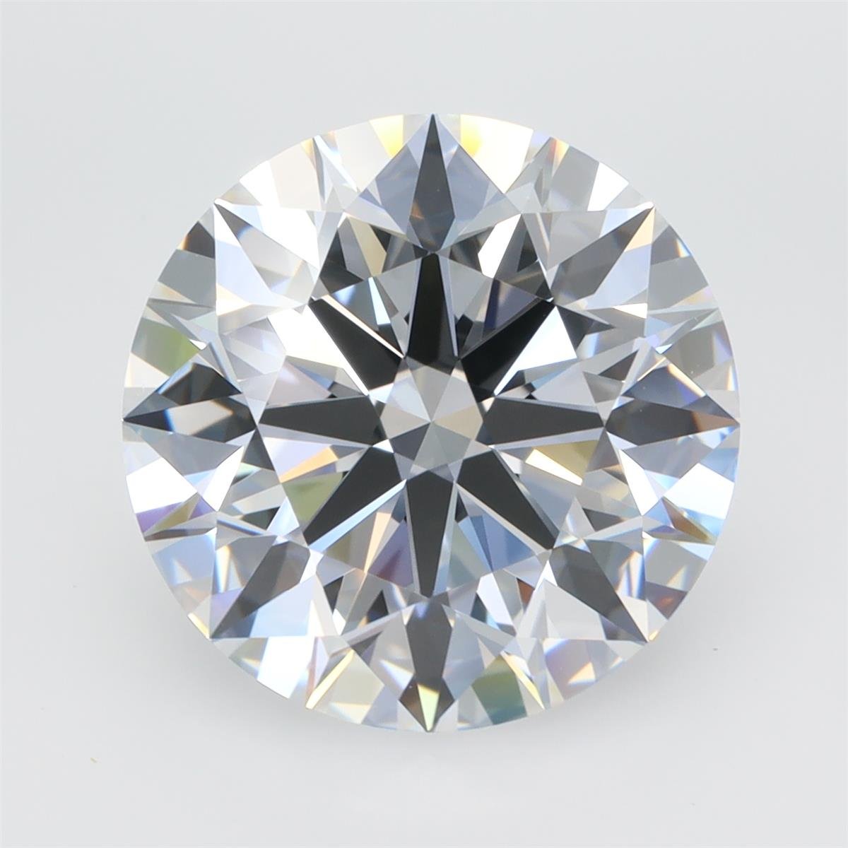 6.68ct D IF Rare Carat Ideal Cut Round Lab Grown Diamond