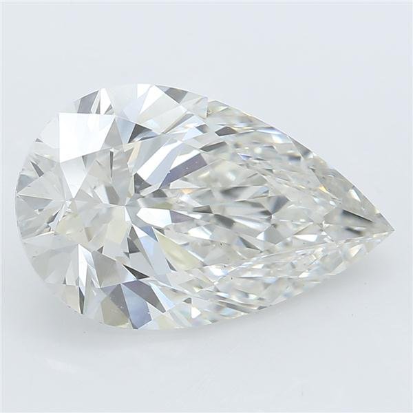 2.29ct H VS1 Rare Carat Ideal Cut Pear Lab Grown Diamond