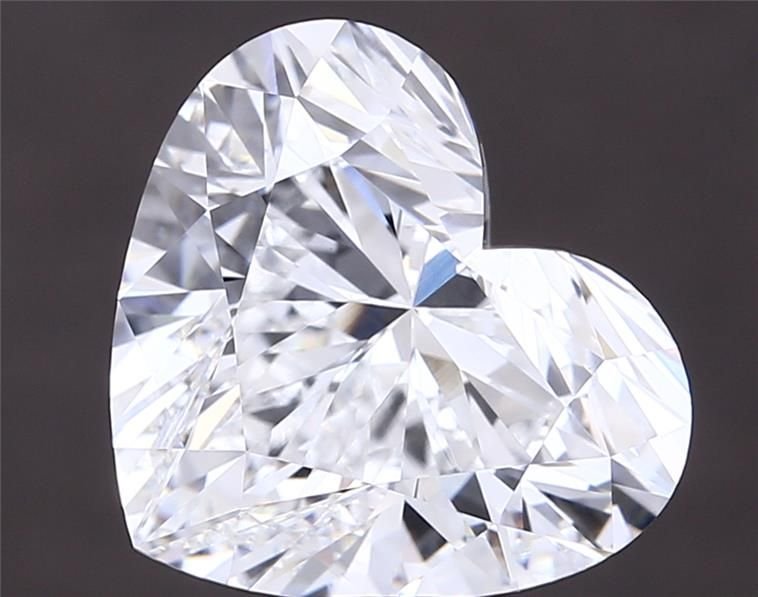 6.01ct F VS1 Rare Carat Ideal Cut Heart Lab Grown Diamond