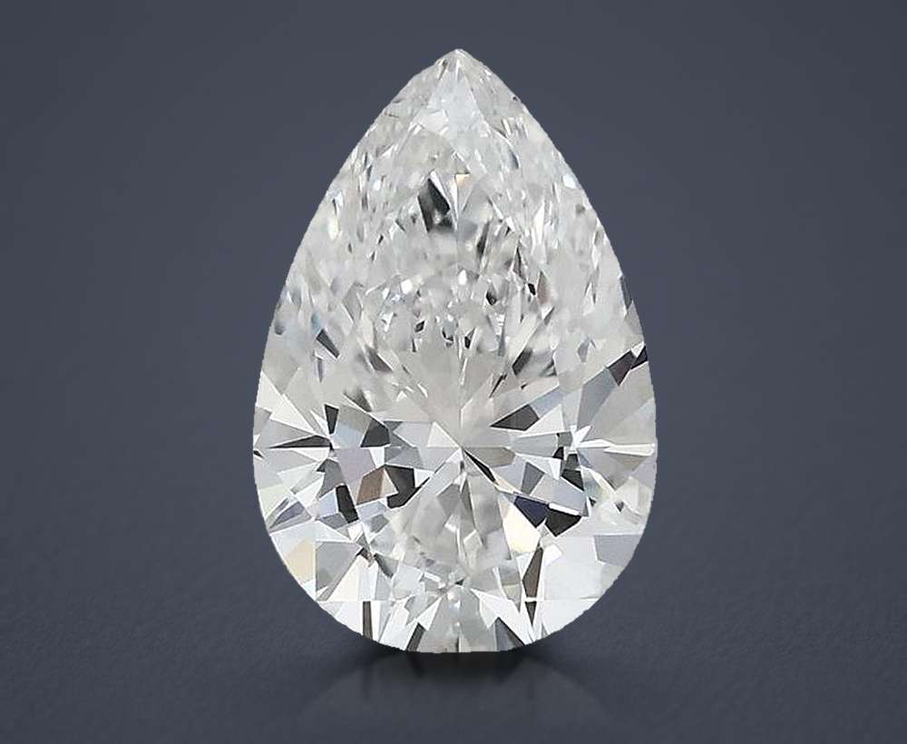 1.47 Carat Pear Lab Diamond