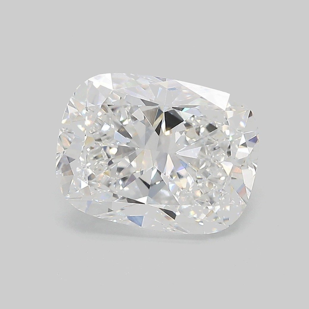 4.09ct E VVS2 Rare Carat Ideal Cut Cushion Lab Grown Diamond