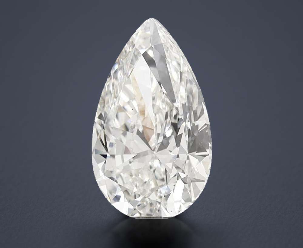 2.50 Carat Pear Lab Diamond