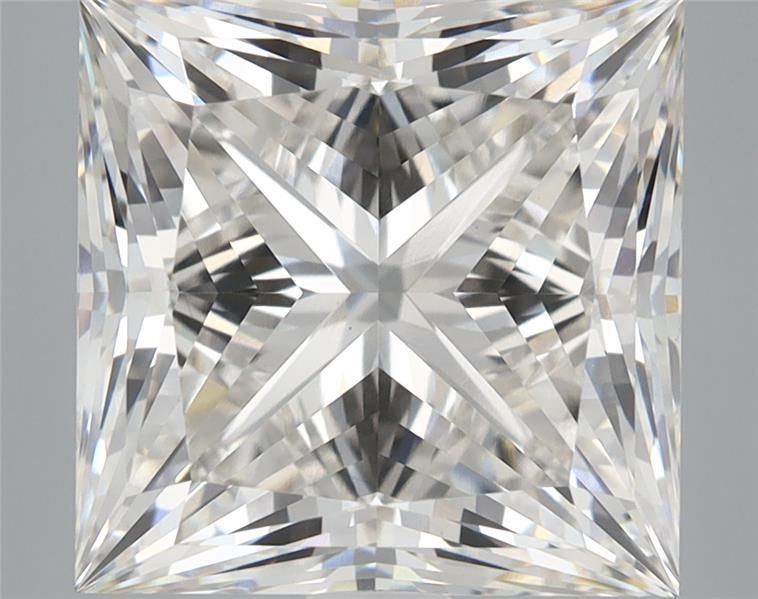 7.21ct G VVS2 Rare Carat Ideal Cut Princess Lab Grown Diamond