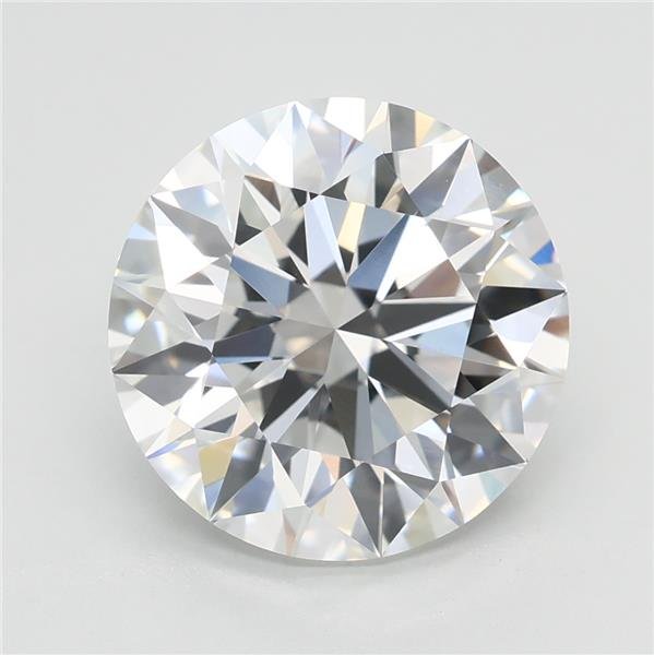 4.04ct F VVS2 Rare Carat Ideal Cut Round Lab Grown Diamond