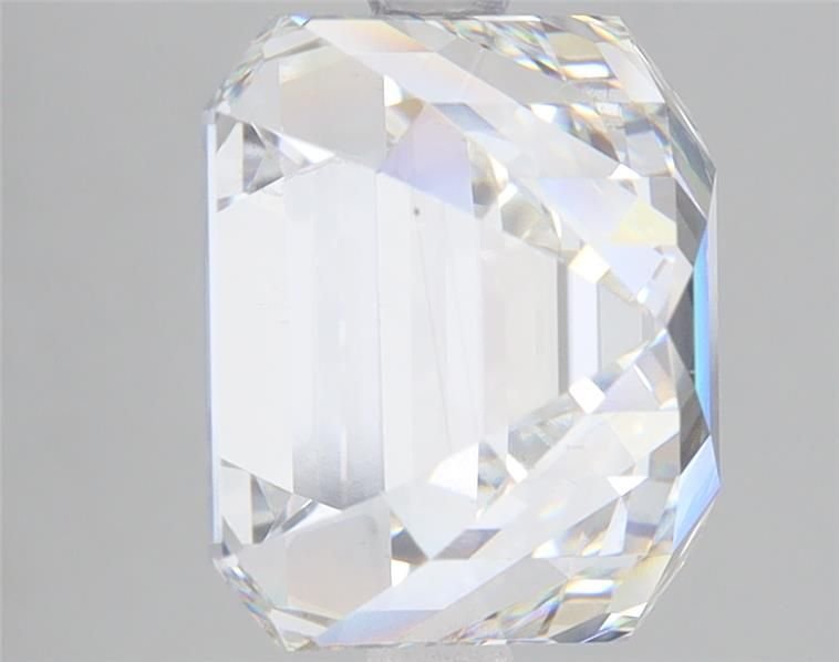 5.68ct F VS1 Rare Carat Ideal Cut Asscher Lab Grown Diamond