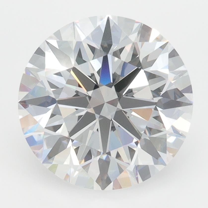 3.39ct D VVS2 Rare Carat Ideal Cut Round Lab Grown Diamond