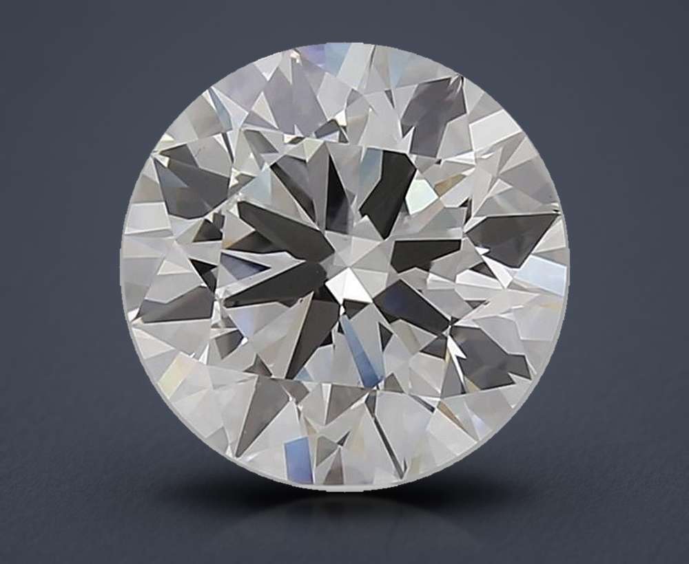 3.44 Carat Round Lab Diamond