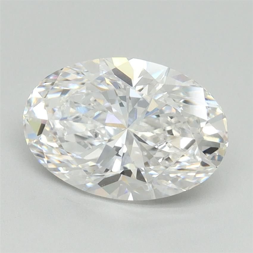 2.14ct D VVS2 Very Good Cut Oval Lab Grown Diamond