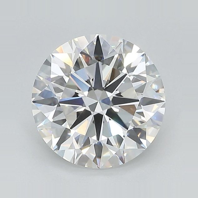 2.53ct D VVS2 Excellent Cut Round Lab Grown Diamond