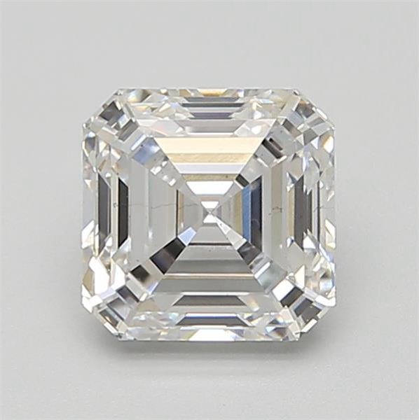 1.68ct F VS2 Rare Carat Ideal Cut Asscher Lab Grown Diamond