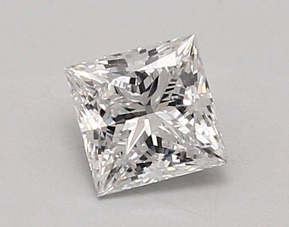 0.85ct D VVS2 Rare Carat Ideal Cut Princess Lab Grown Diamond