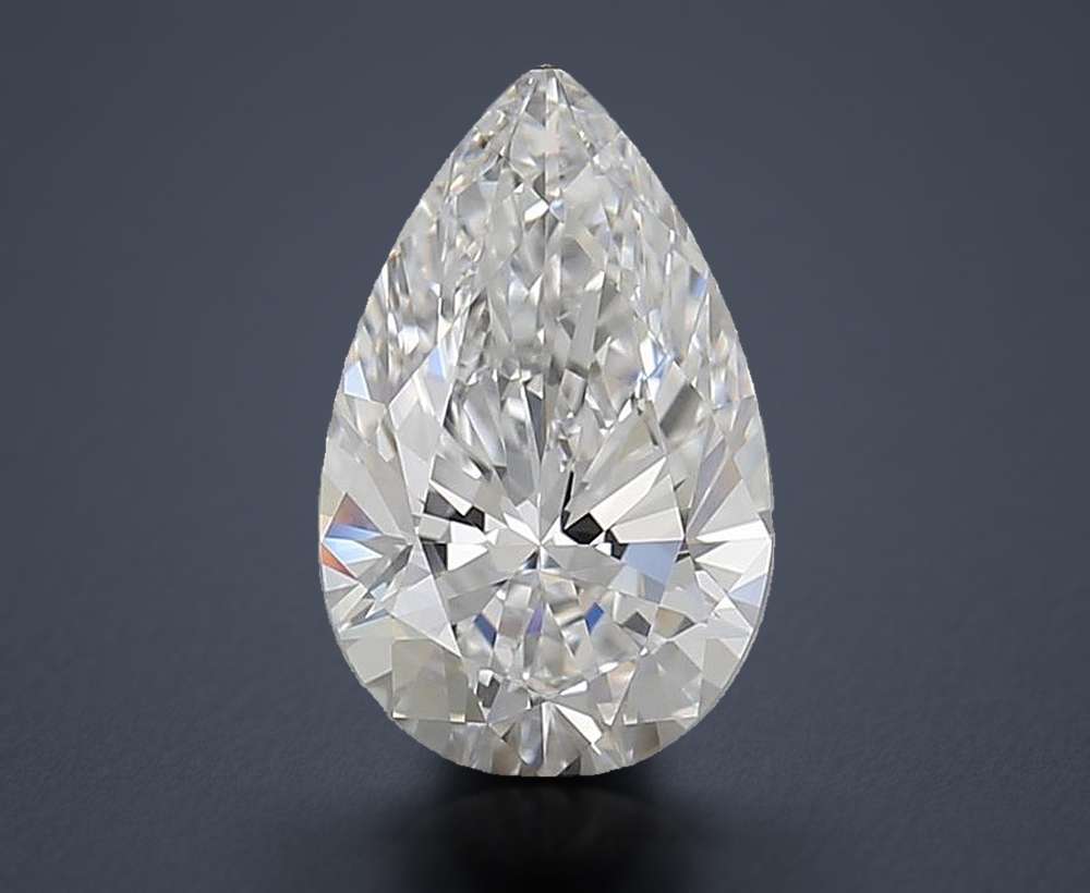 2.00 Carat Pear Lab Diamond