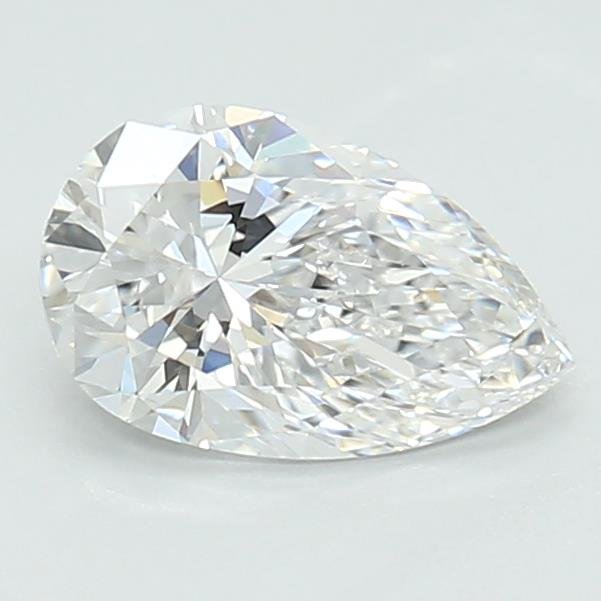 0.93ct D VVS2 Very Good Cut Pear Lab Grown Diamond