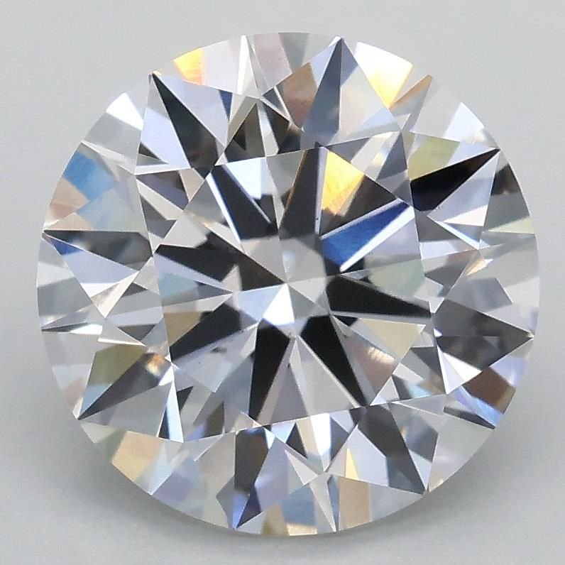 3.03ct E VS1 Rare Carat Ideal Cut Round Lab Grown Diamond