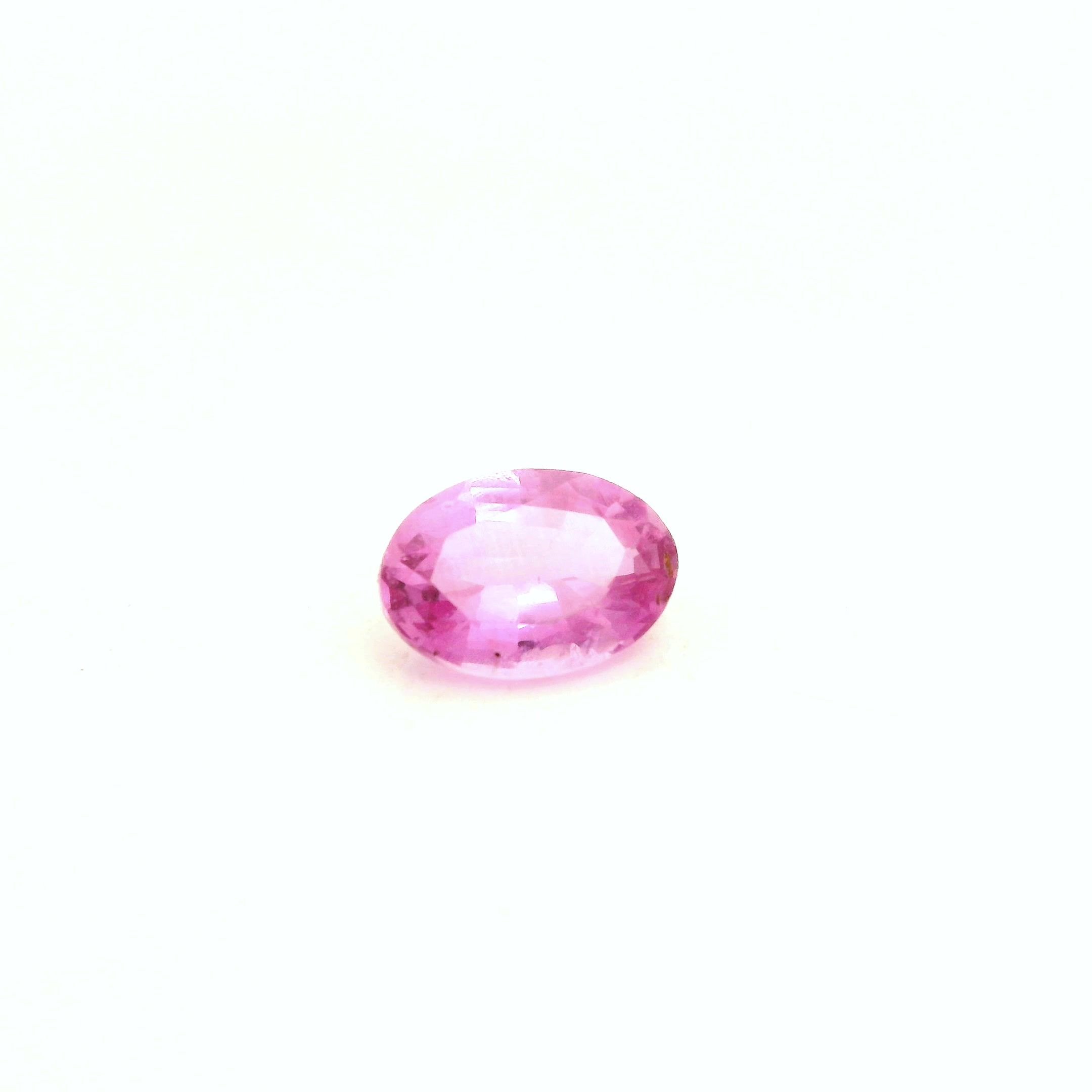 0.98 Carat Pink Oval Sapphire