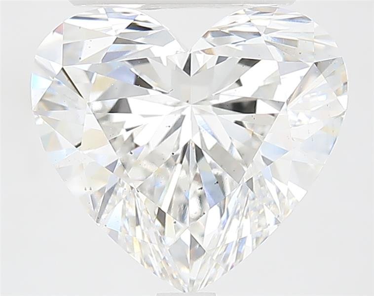 3.99ct F VS2 Rare Carat Ideal Cut Heart Lab Grown Diamond