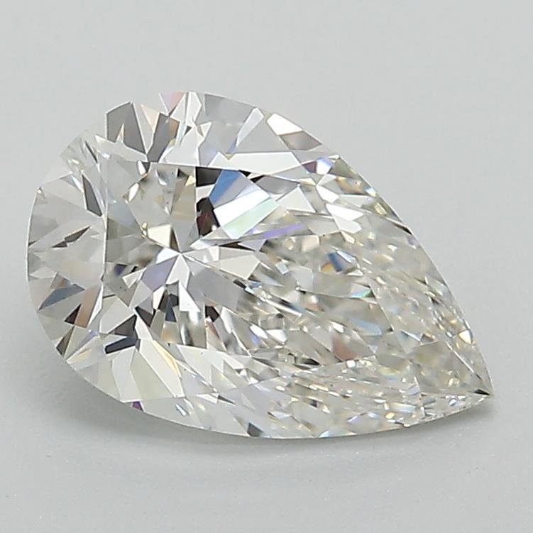 1.56ct F VS1 Rare Carat Ideal Cut Pear Lab Grown Diamond