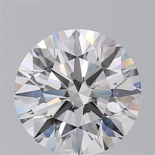 5.01ct D VS2 Rare Carat Ideal Cut Round Diamond
