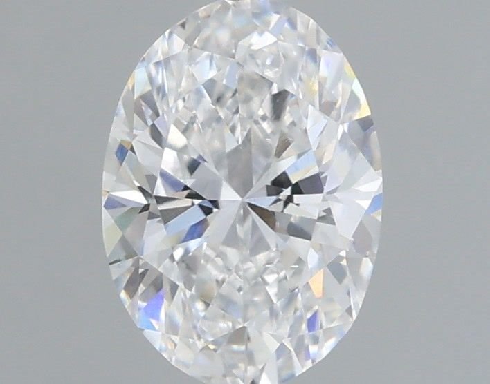 0.76ct D VVS2 Very Good Cut Oval Lab Grown Diamond