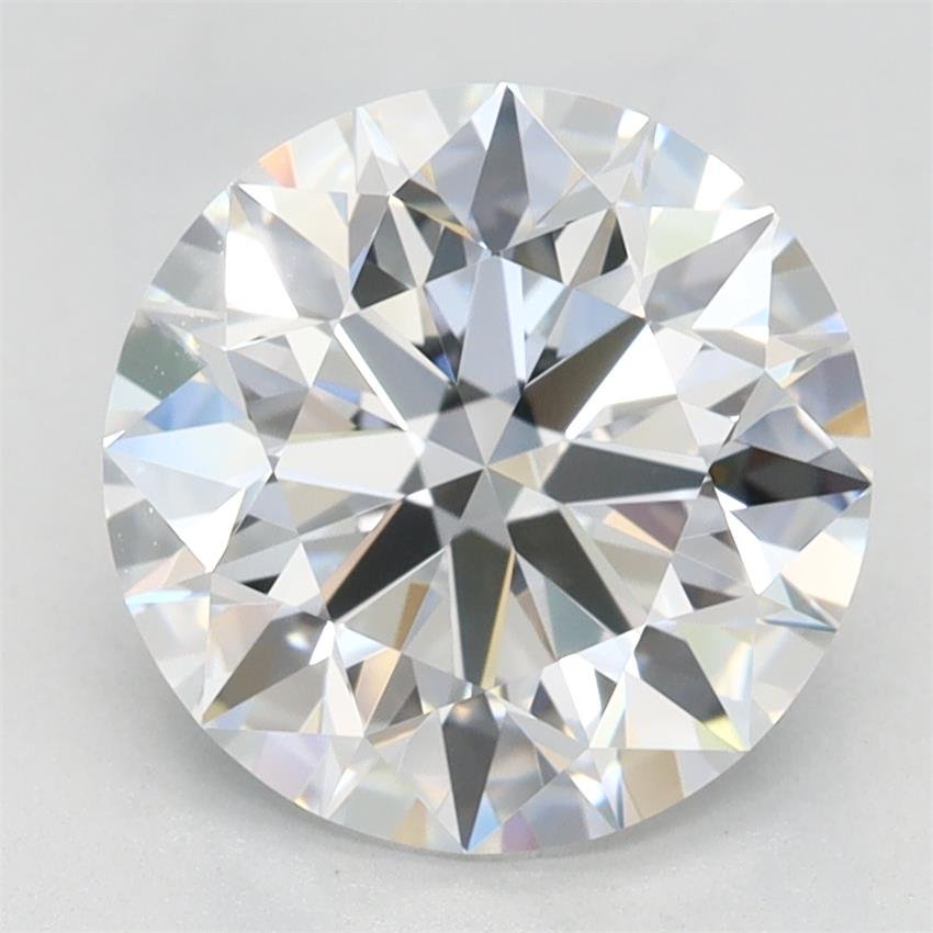 2.56ct D VVS1 Rare Carat Ideal Cut Round Lab Grown Diamond