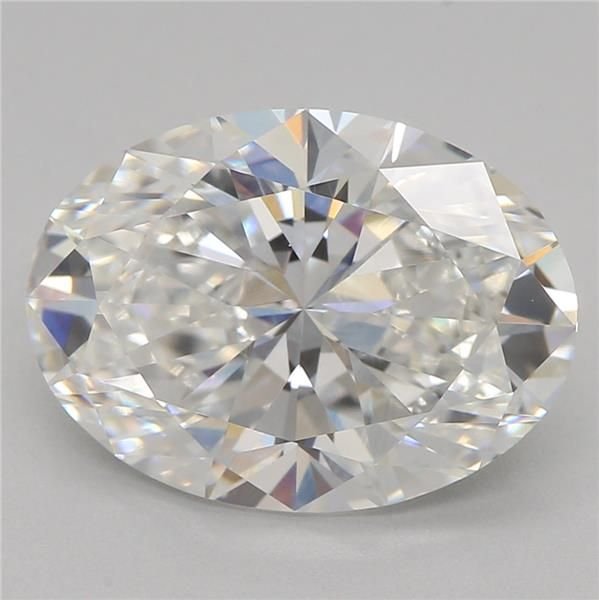 2.54ct F VVS2 Rare Carat Ideal Cut Oval Lab Grown Diamond