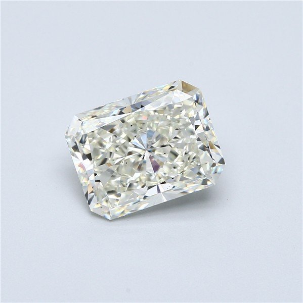5.01ct K SI1 Rare Carat Ideal Cut Radiant Diamond