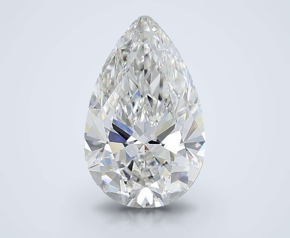 1.00 Carat Pear Lab Diamond