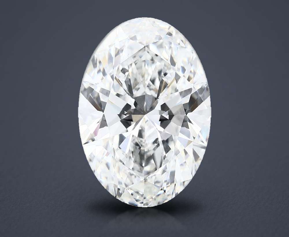 8.09 Carat Oval Lab Diamond