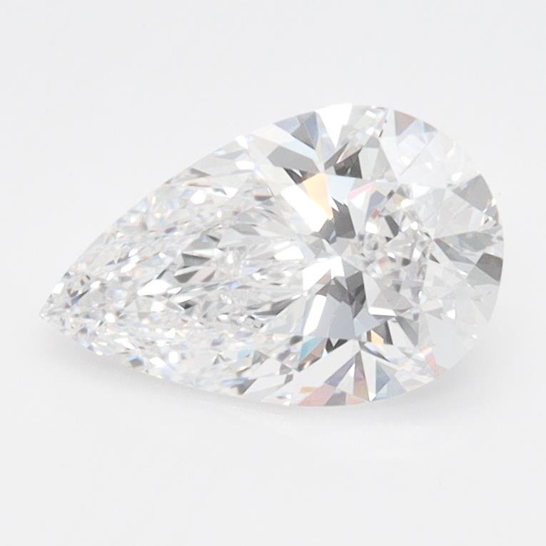 1.09ct D VVS1 Rare Carat Ideal Cut Pear Lab Grown Diamond