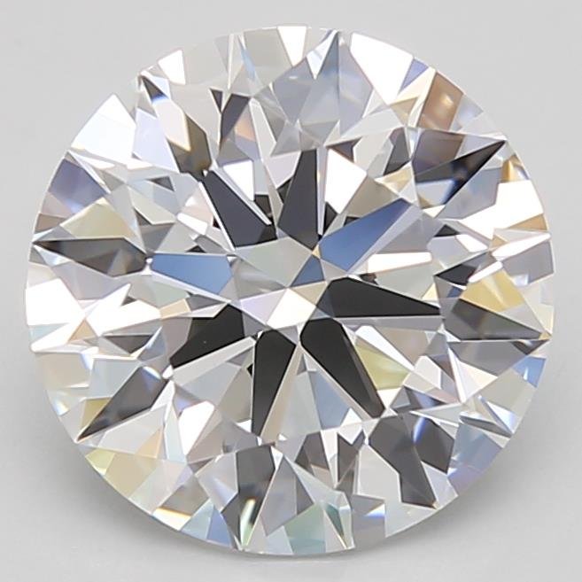 2.85ct D VVS2 Rare Carat Ideal Cut Round Lab Grown Diamond