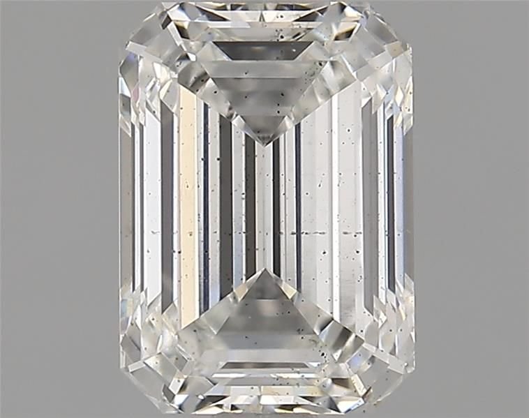 1.18ct F SI1 Rare Carat Ideal Cut Emerald Lab Grown Diamond