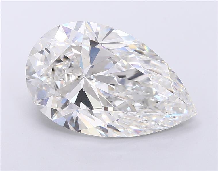 10.05ct F VS1 Rare Carat Ideal Cut Pear Lab Grown Diamond