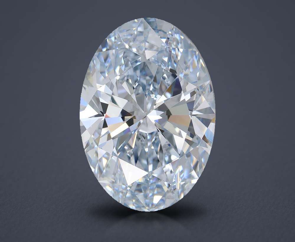8.02 Carat Oval Lab Diamond