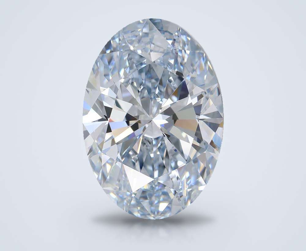 8.02 Carat Oval Lab Diamond