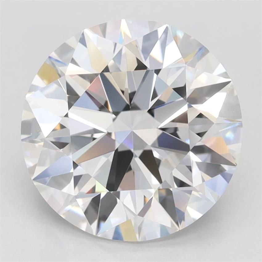 2.74ct D VVS1 Rare Carat Ideal Cut Round Lab Grown Diamond