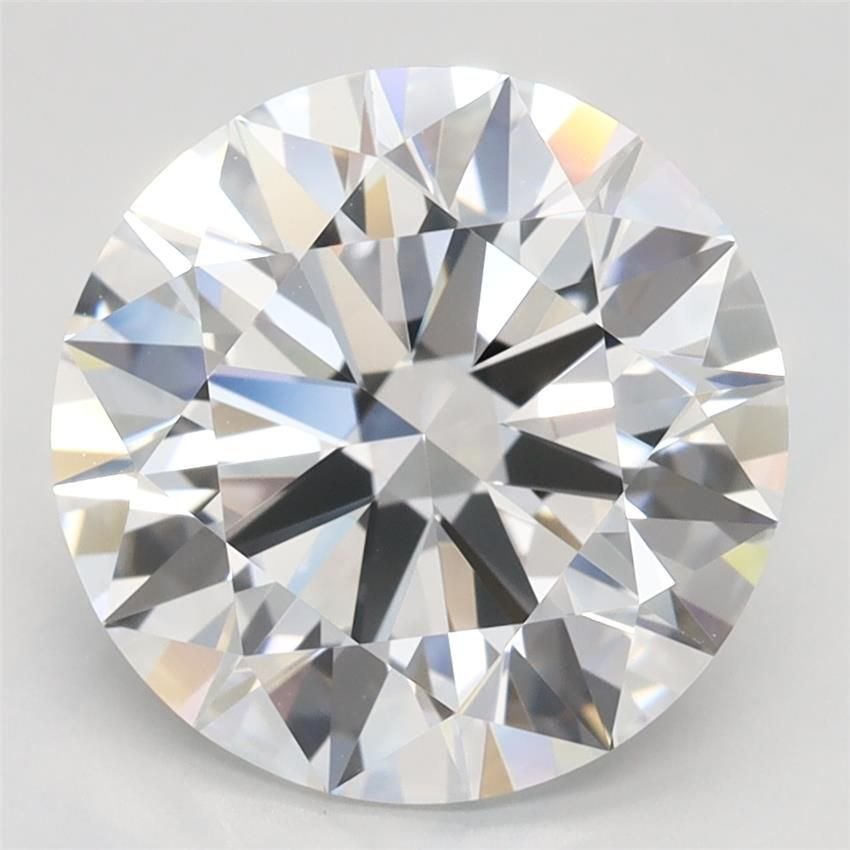 3.76ct D FL Rare Carat Ideal Cut Round Lab Grown Diamond